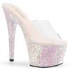 Pleaser - ADORE701LG Mules à talons - Chaussures de pole dance - Blanc Product image